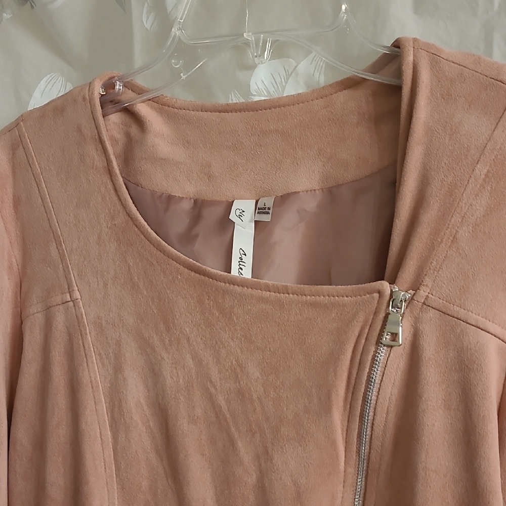 NY Collection Tan Jacket - Picture 2 of 5